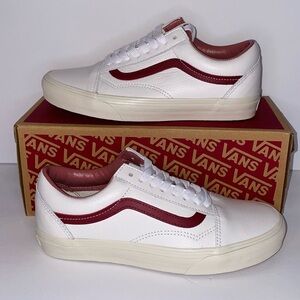 Vans Old Skool Premium Leather Russet Brown VN0007NT7BF Size 8W/6.5M NEW